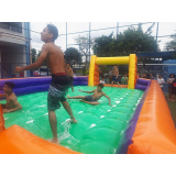 futebol de sabão inflável para escola Parque Mandaqui